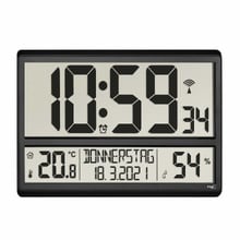 Decimus Radio Controlled Clock with Temperature